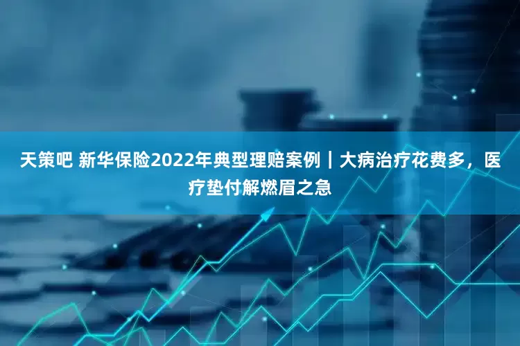 天策吧 新华保险2022年典型理赔案例｜大病治疗花费多，医疗垫付解燃眉之急